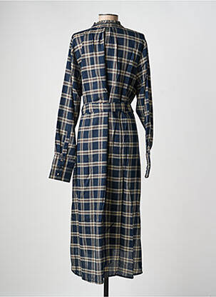 Rochie lungă mâneci lungi mâneci lungi albastru RHUM RAISIN femeie