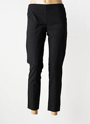 Pantalon 7/8 talie elastică mărime normală negru RHUM RAISIN femeie