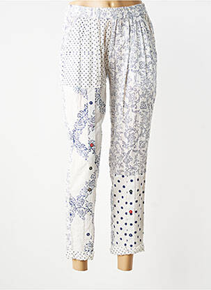 Pantalon 7/8 talie elastică mărime normală albastru RHUM RAISIN femeie