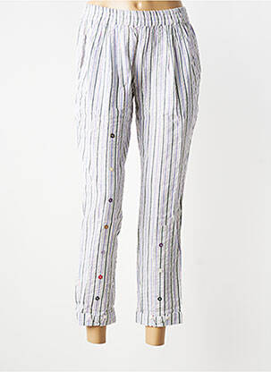 Pantalon 7/8 talie elastică mărime normală albastru RHUM RAISIN femeie