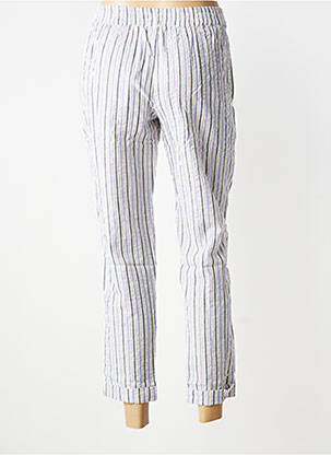 Pantalon 7/8 talie elastică mărime normală albastru RHUM RAISIN femeie