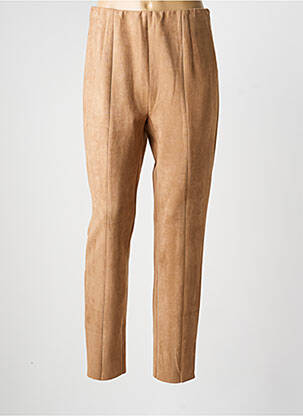Pantalon slim talie elastică mărime normală maro CATNOIR femeie