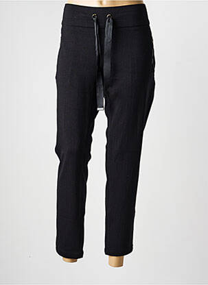 Pantalon 7/8 elasticitate mărime normală negru PARA MI femeie