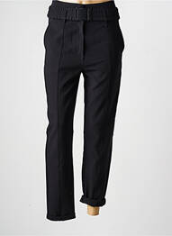 Pantalon drept elasticitate mărime normală negru YAYA femeie
