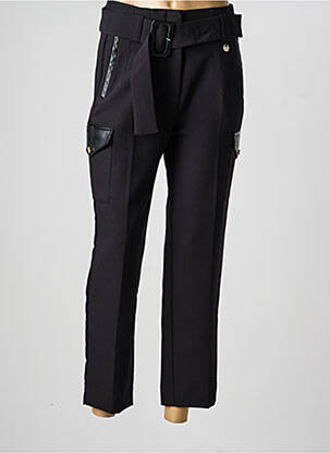 Pantalon 7/8 elasticitate mărime normală negru LOLA CASADEMUNT femeie