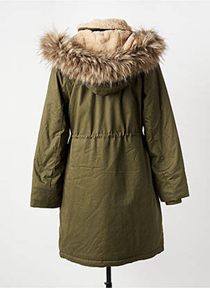 Parka mâneci lungi cu glugă verde CREAM femeie