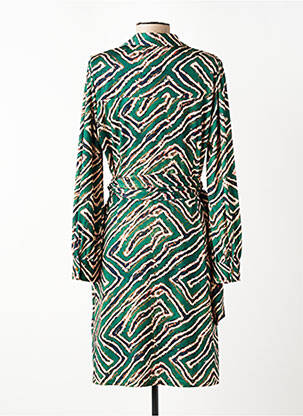 Rochie midi mâneci lungi mâneci lungi verde K-DESIGN femeie