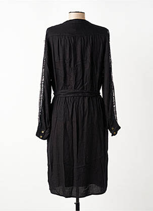 Rochie midi mâneci lungi mâneci lungi negru FREEMAN T.PORTER femeie