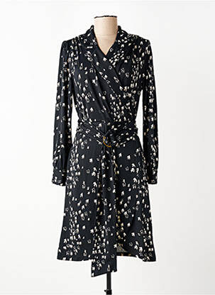 Rochie scurtă mâneci lungi mâneci lungi negru K-DESIGN femeie