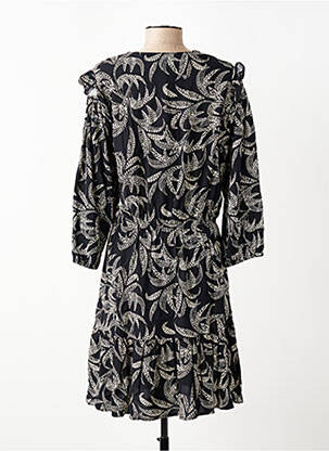 Rochie midi mâneci 3/4 mâneci 3/4 negru FREEMAN T.PORTER femeie