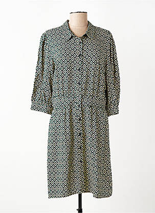 Rochie midi mâneci 3/4 mâneci 3/4 verde FREEMAN T.PORTER femeie