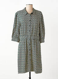 Rochie midi mâneci 3/4 mâneci 3/4 verde FREEMAN T.PORTER femeie