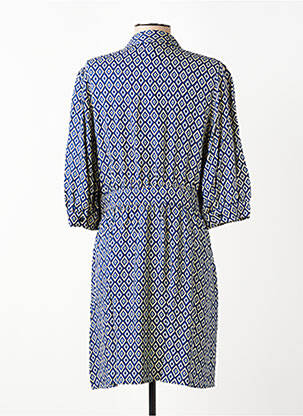 Rochie midi mâneci 3/4 mâneci 3/4 albastru FREEMAN T.PORTER femeie