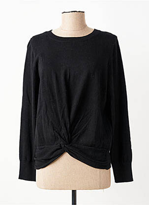 Pulover elasticitate mâneci lungi negru K-DESIGN femeie