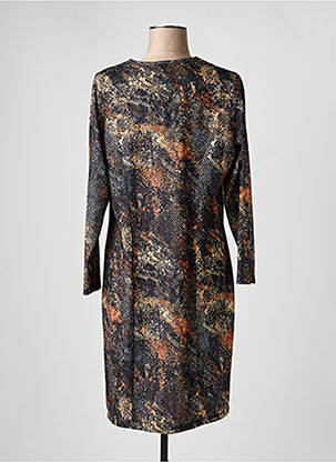 Rochie midi mâneci lungi mâneci lungi negru GUY DUBOUIS femeie