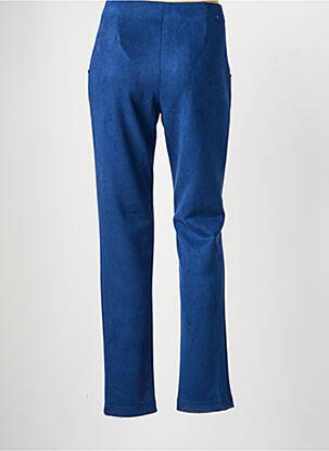 Pantalon slim talie elastică mărime normală albastru GUY DUBOUIS femeie