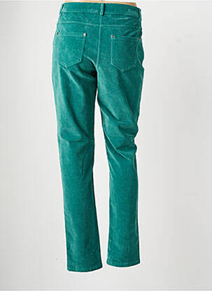 Pantalon slim talie elastică mărime normală verde FRANCE RIVOIRE femeie