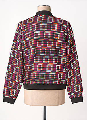 Jachete casual guler rotund violet MERI & ESCA femeie