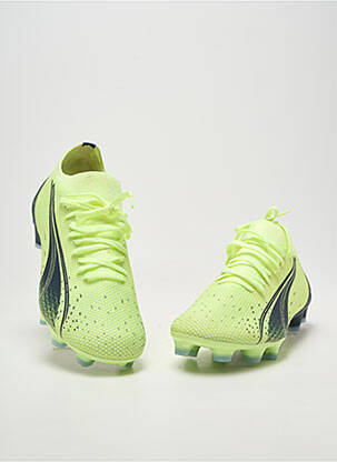Adidași sport fotbal vârf rotund galben PUMA unisex