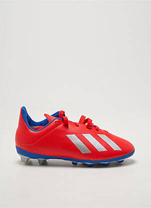 Adidași sport fotbal vârf rotund roșu ADIDAS copil