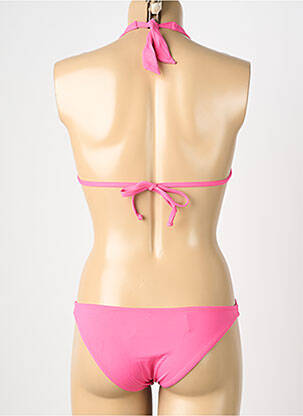 Costum de baie dintr-o singură piesă elasticitate roz deschis GENIUS femeie