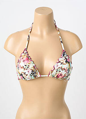 Sutien de costum de baie elasticitate top triunghiuri violet GENIUS femeie