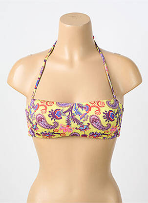 Sutien de costum de baie elasticitate top bentiță verde GENIUS femeie