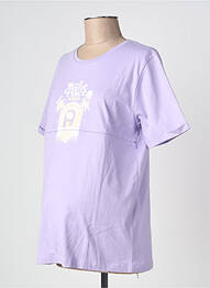 Tricou / top maternitate croială cambrată violet YOU & MILK femeie