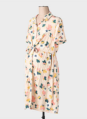 Rochie de maternitate mâneci scurte roz SERAPHINE femeie