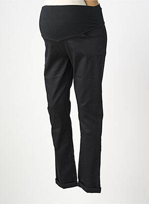Pantalon maternitate subțire negru BALLOON femeie
