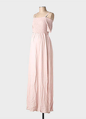 Rochie de maternitate mâneci scurte roz SERAPHINE femeie