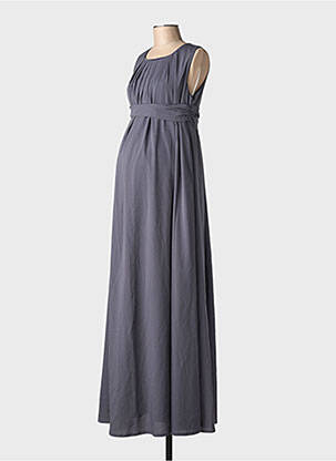 Rochie de maternitate căptușeală gri BELLY BUTTON femeie