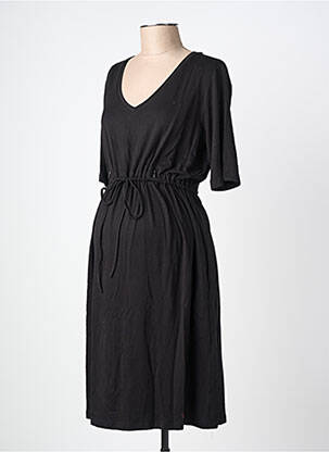 Rochie de maternitate elasticitate negru SERAPHINE femeie