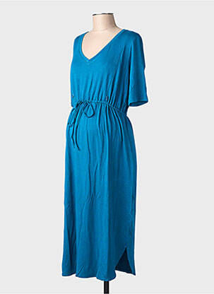 Rochie de maternitate elasticitate albastru SERAPHINE femeie