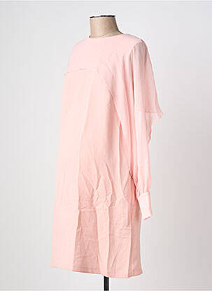 Rochie de maternitate guler rotund roz PIETRO BRUNELLI femeie