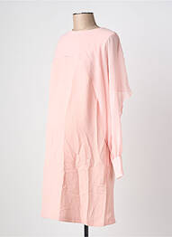 Rochie de maternitate guler rotund roz PIETRO BRUNELLI femeie