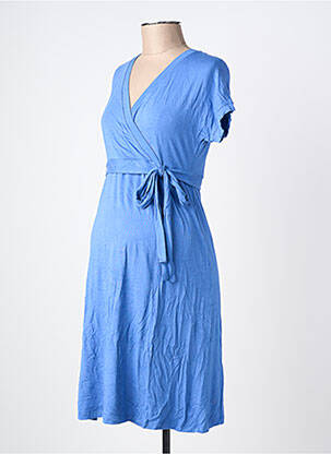 Rochie de maternitate elasticitate albastru PIETRO BRUNELLI femeie