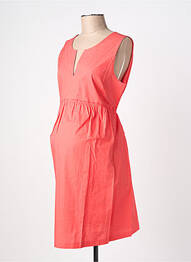 Rochie de maternitate guler rotund portocaliu ATTESA femeie