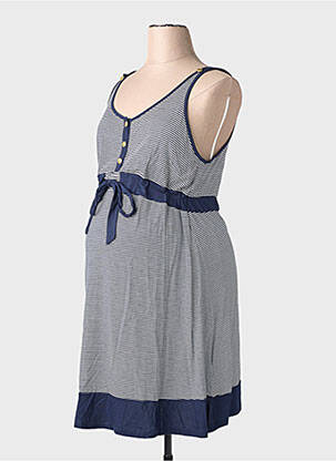 Rochie de maternitate elasticitate albastru SERAPHINE femeie