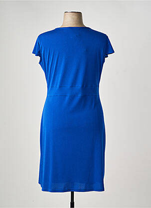 Rochie midi mâneci scurte mâneci scurte albastru TELMAIL femeie