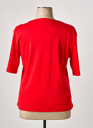 Tricou mâneci 3/4 mâneci 3/4 roșu GRIFFON femeie