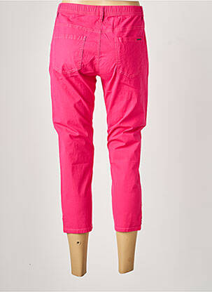 Jegging țesătură poplin talie joasă roz S.QUISE femeie