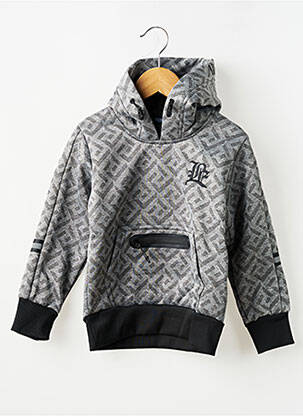 Hanorac cu glugă imprimeu fantezie mâneci lungi gri BOYS COLLECTION băiat