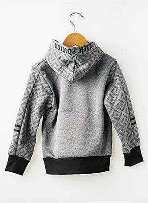 Hanorac cu glugă imprimeu fantezie mâneci lungi gri BOYS COLLECTION băiat