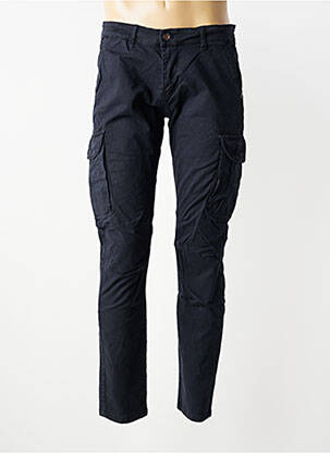 Pantalon cargo talie cu cleme mărime normală albastru G.9 bărbat