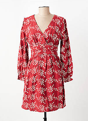 Rochie scurtă mâneci lungi mâneci lungi roșu BY ONE femeie