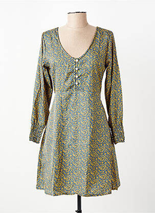 Rochie scurtă mâneci lungi mâneci lungi albastru ALLER SIMPLEMENT femeie