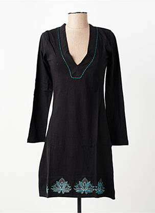 Rochie scurtă mâneci lungi mâneci lungi negru IPANIMA femeie