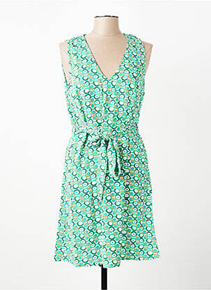 Rochie midi fără mâneci fără mâneci verde AKOZ DE TOI femeie