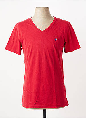 Tricou croială cambrată mâneci scurte roșu JOTT (JUST OVER THE TOP) bărbat